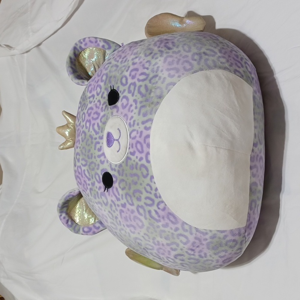 Squishmallows Large 16 Inch Plush Collectible ASHLYN THE PURPLE CHEETAH FAIRY